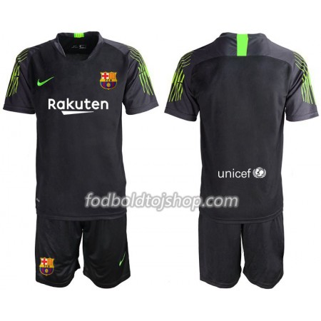 FC Barcelona Målmand Børn Udebane Fodboldsæt 2019-20 S/S (+ Korte bukser)